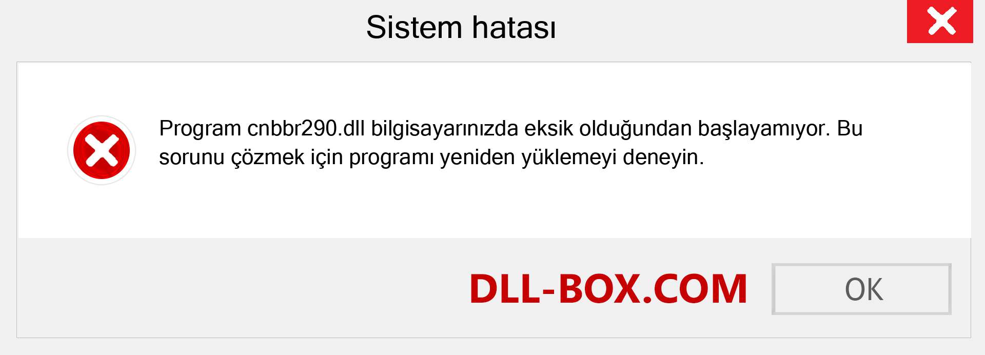 cnbbr290.dll dosyası eksik mi? Windows 7, 8, 10 için İndirin - Windows'ta cnbbr290 dll Eksik Hatasını Düzeltin, fotoğraflar, resimler